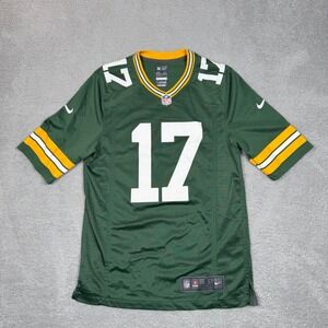 Nike Green Bay Packers Davante Adams 17 NFL On Field Jersey Mens Small Green